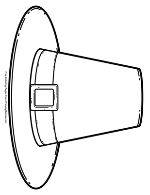 pilgrim hat coloring pages