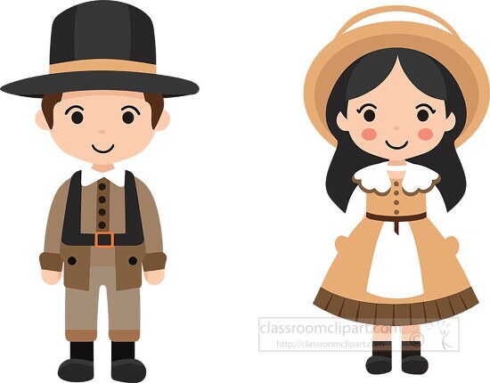 pilgrims thanksgiving cliparts