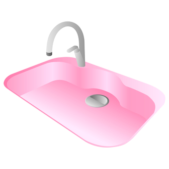 pink basin cliparts