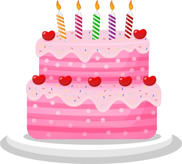 pink cake cliparts