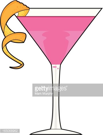 pink cocktail cliparts
