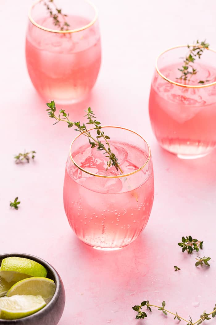pink cocktails