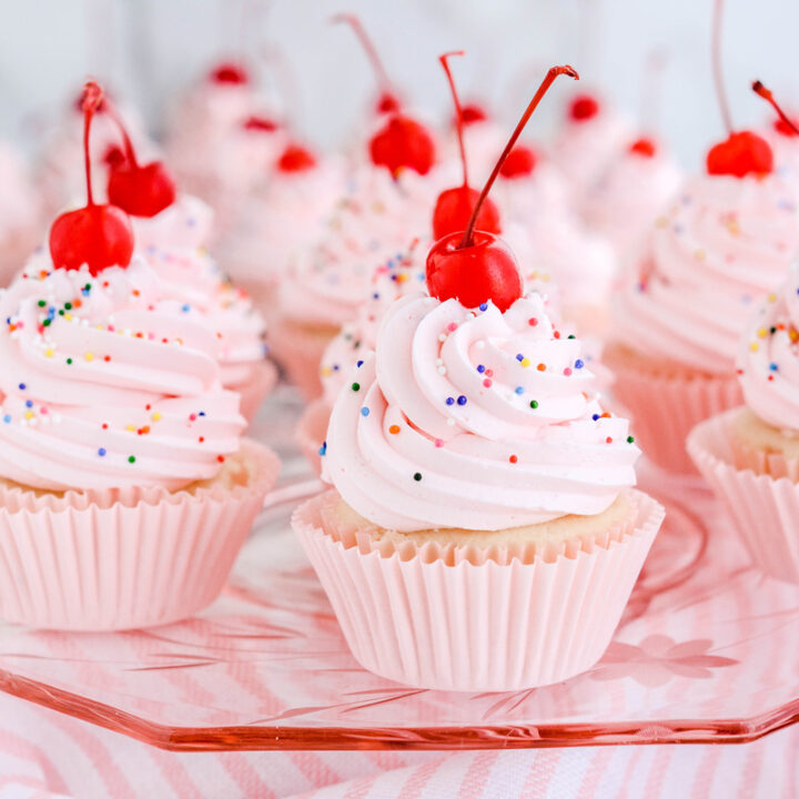 Mexican Pink Cupcakes