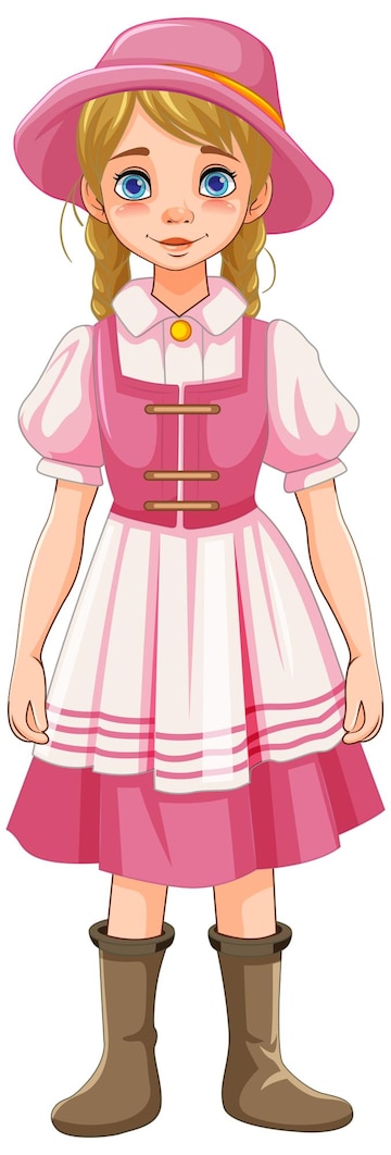 pink dress clipart