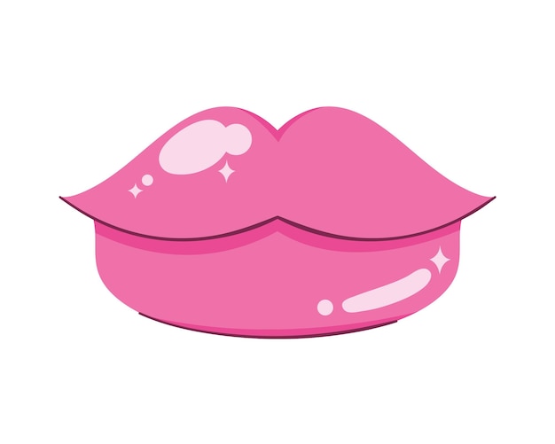 pink mouth cliparts