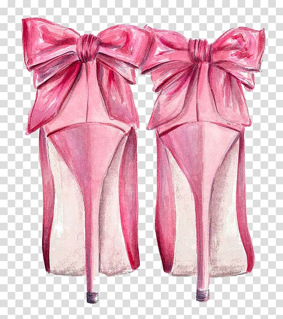 pink stiletto cliparts
