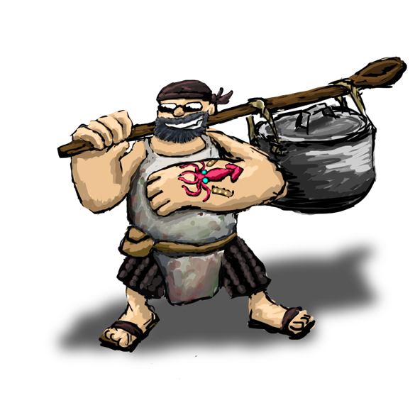 Happy Pirate Cook by Nighzmarquls on DeviantArt