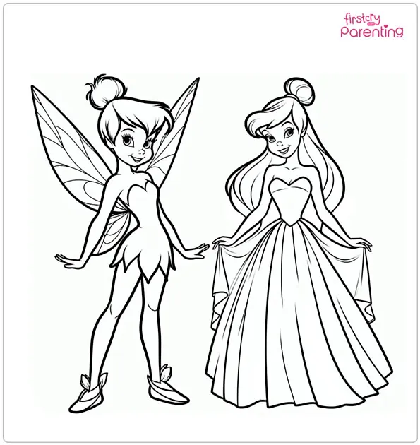 25 Tinkerbell Coloring Pages - Free Printable, Sheets and Images ...