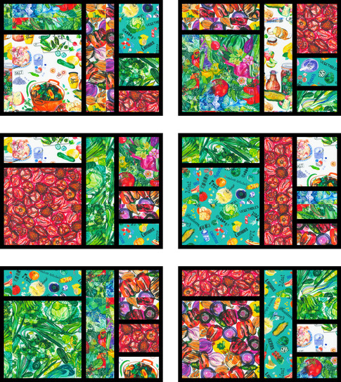 Pick 6 Placemats Free Pattern: Robert Kaufman Fabric Company