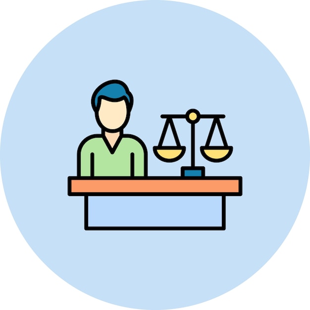 Premium Vector | Plaintiff Male Flat Illustration