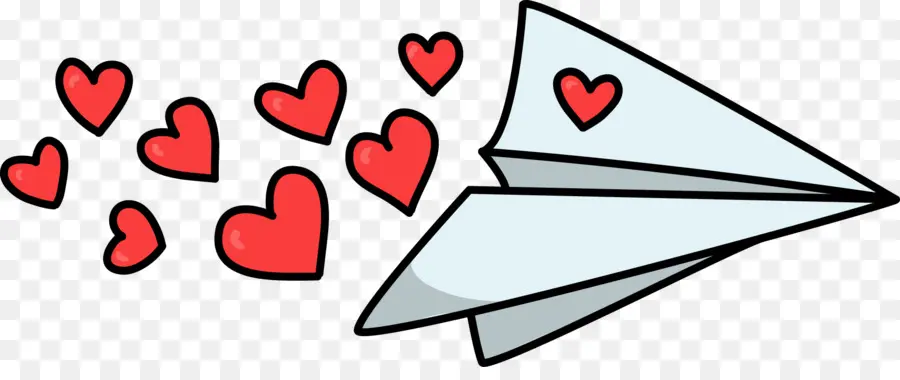 plane heart cliparts