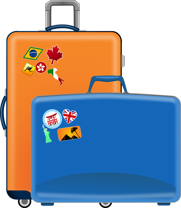plane luggage cliparts