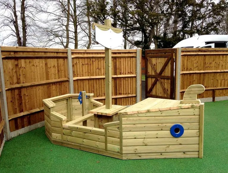 Play Boat • Imaginative Role Play • Outdoor school playground ...