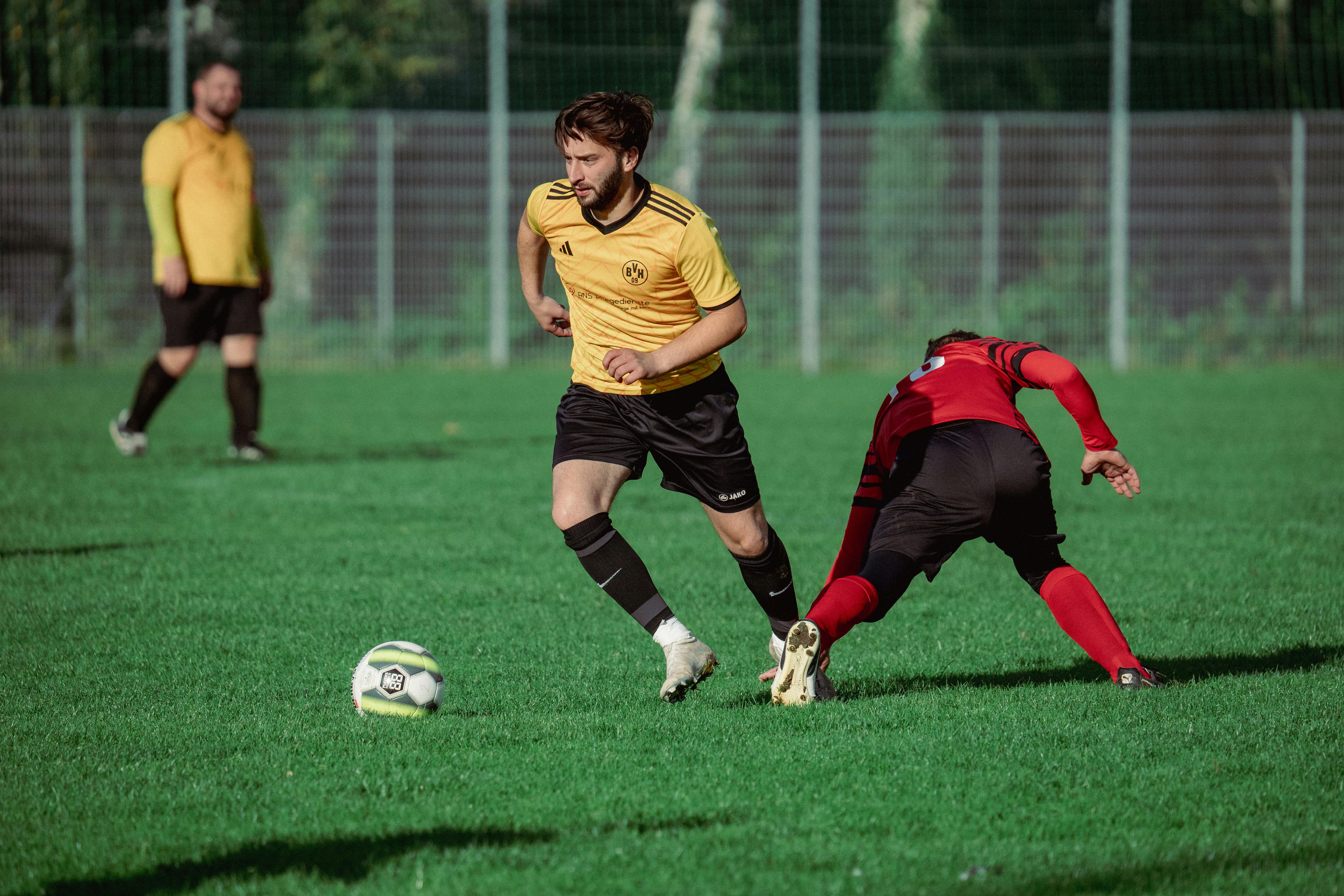 playing football pictures