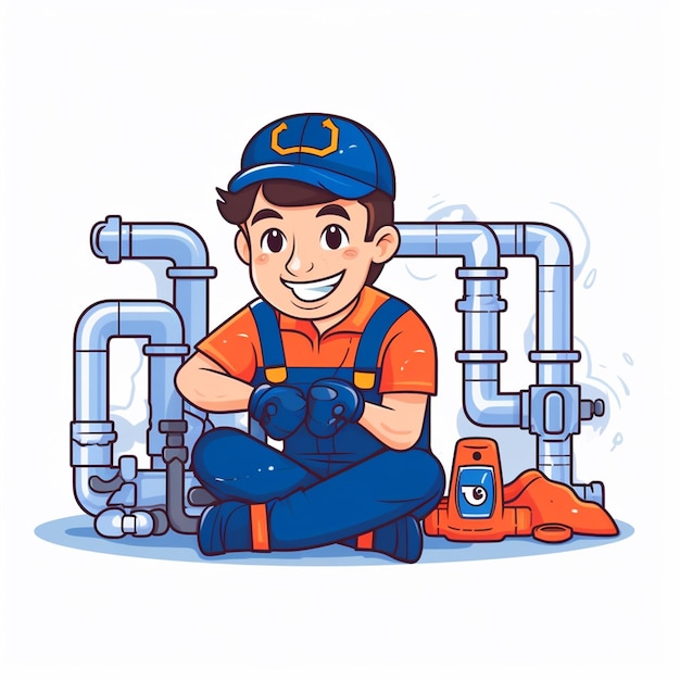 Page 29 | Plumber Plumbing Handyman Vectors &amp; Illustrations for ...