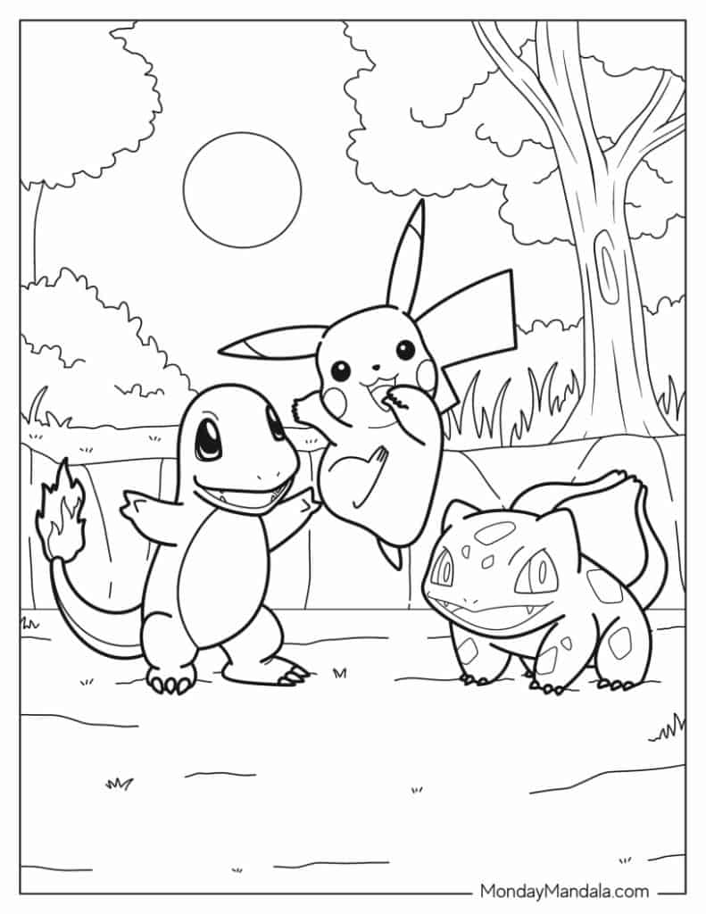 pokemon black and white coloring pages