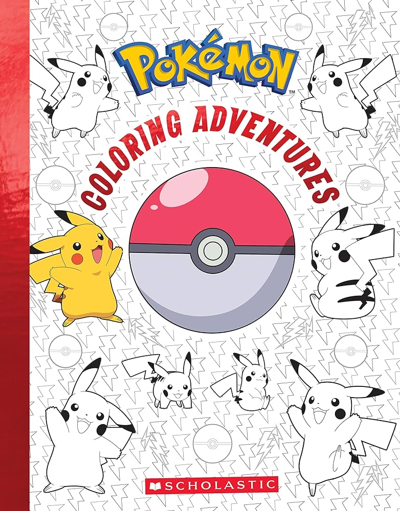 Pokémon Coloring Adventures : Scholastic Inc.: Amazon.de: Books