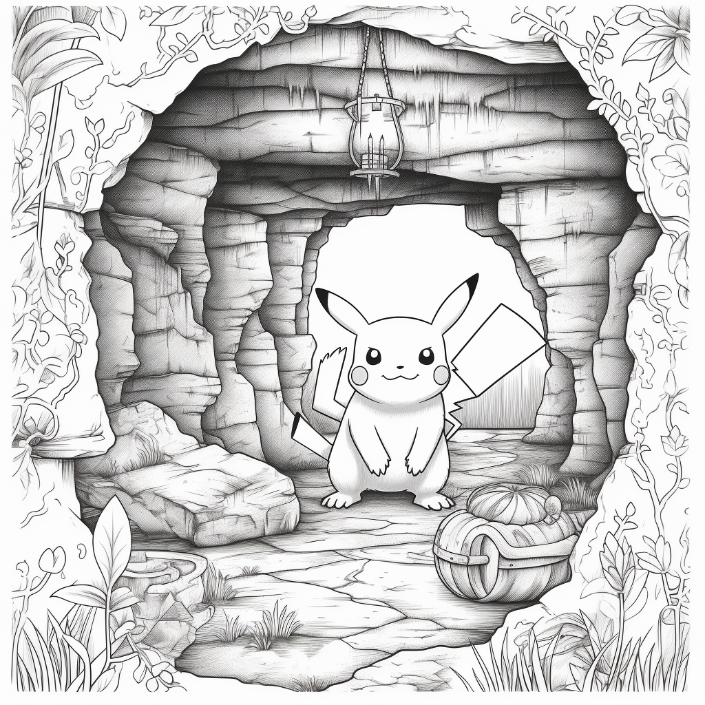 pokemon coloring pages black and white