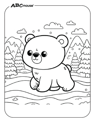 Polar Bear Coloring Pages | ABCmouse