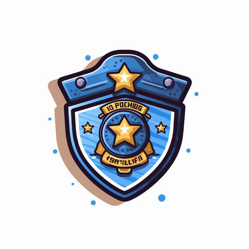 police badge art