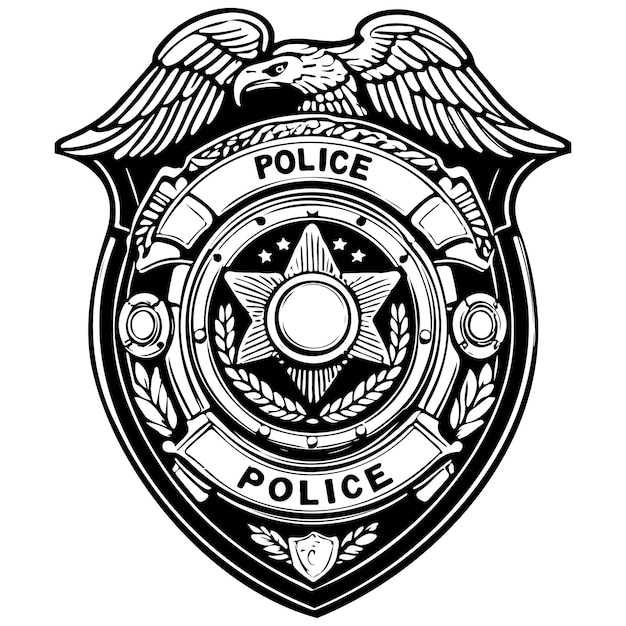 police badge art