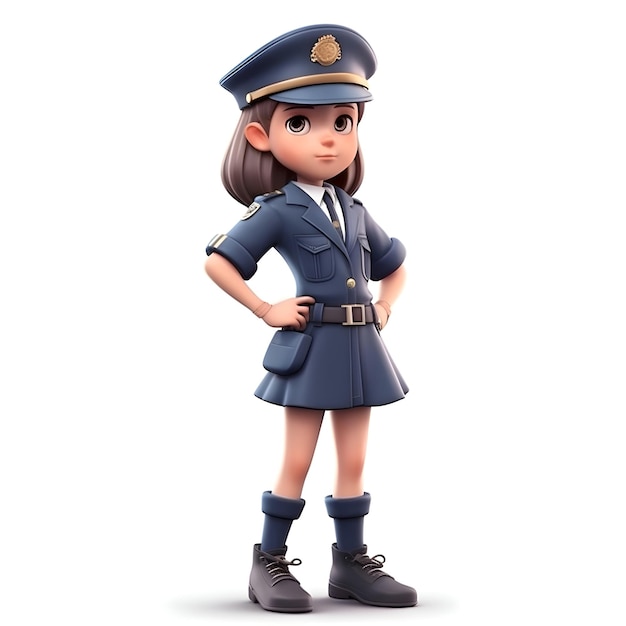 police girl cliparts