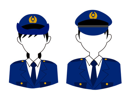 police uniform cliparts