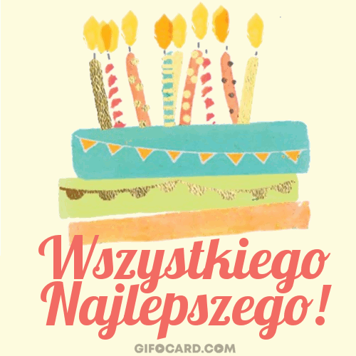 polish birthday cliparts