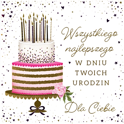 polish birthday cliparts