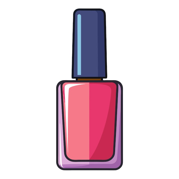 Nail polish clipart cartoon style vector illustration | Premium AI ...