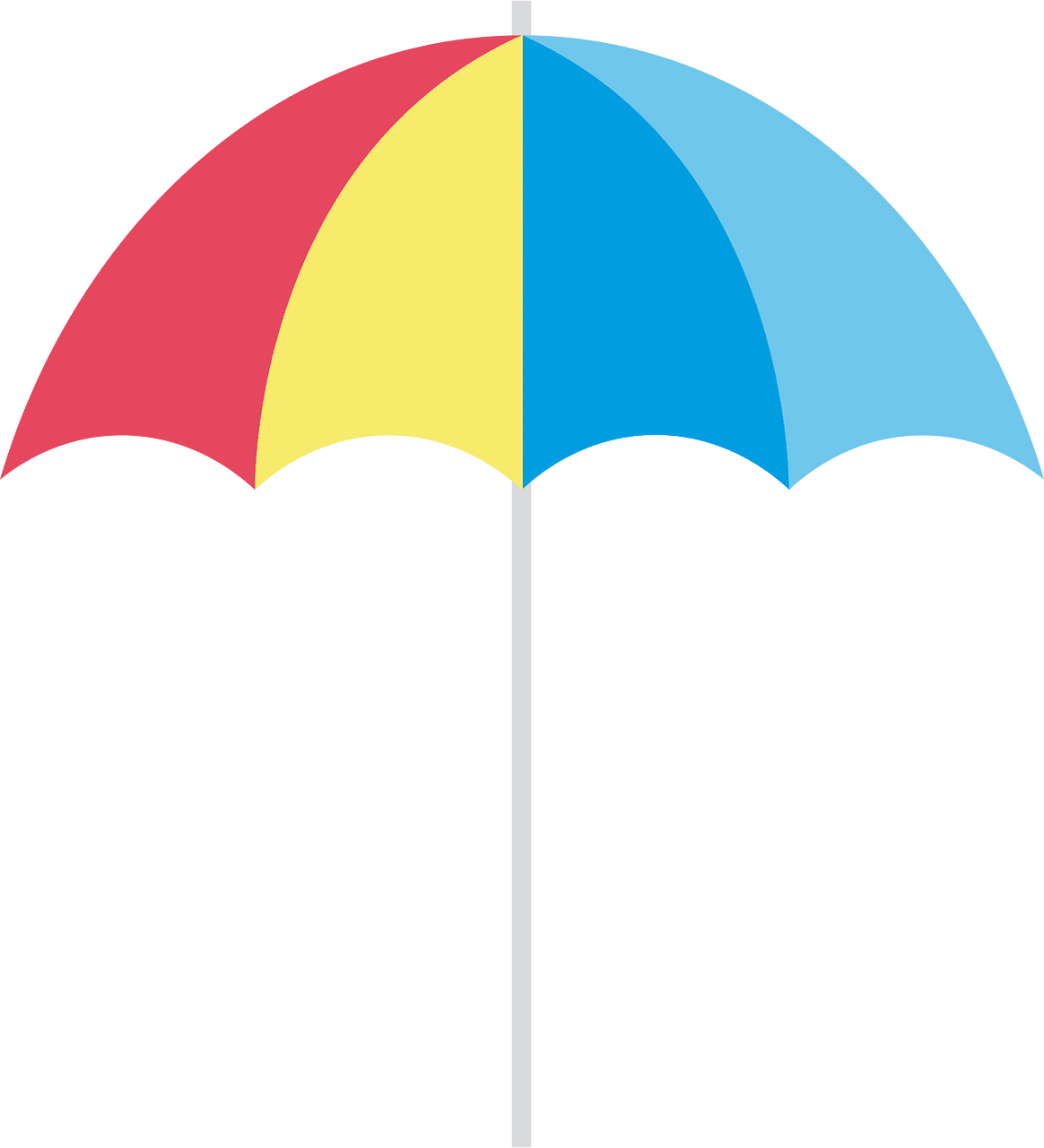 Beach umbrella - Free vector clipart images on clipart library.com
