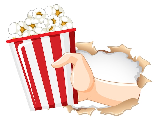 popcorn container cliparts