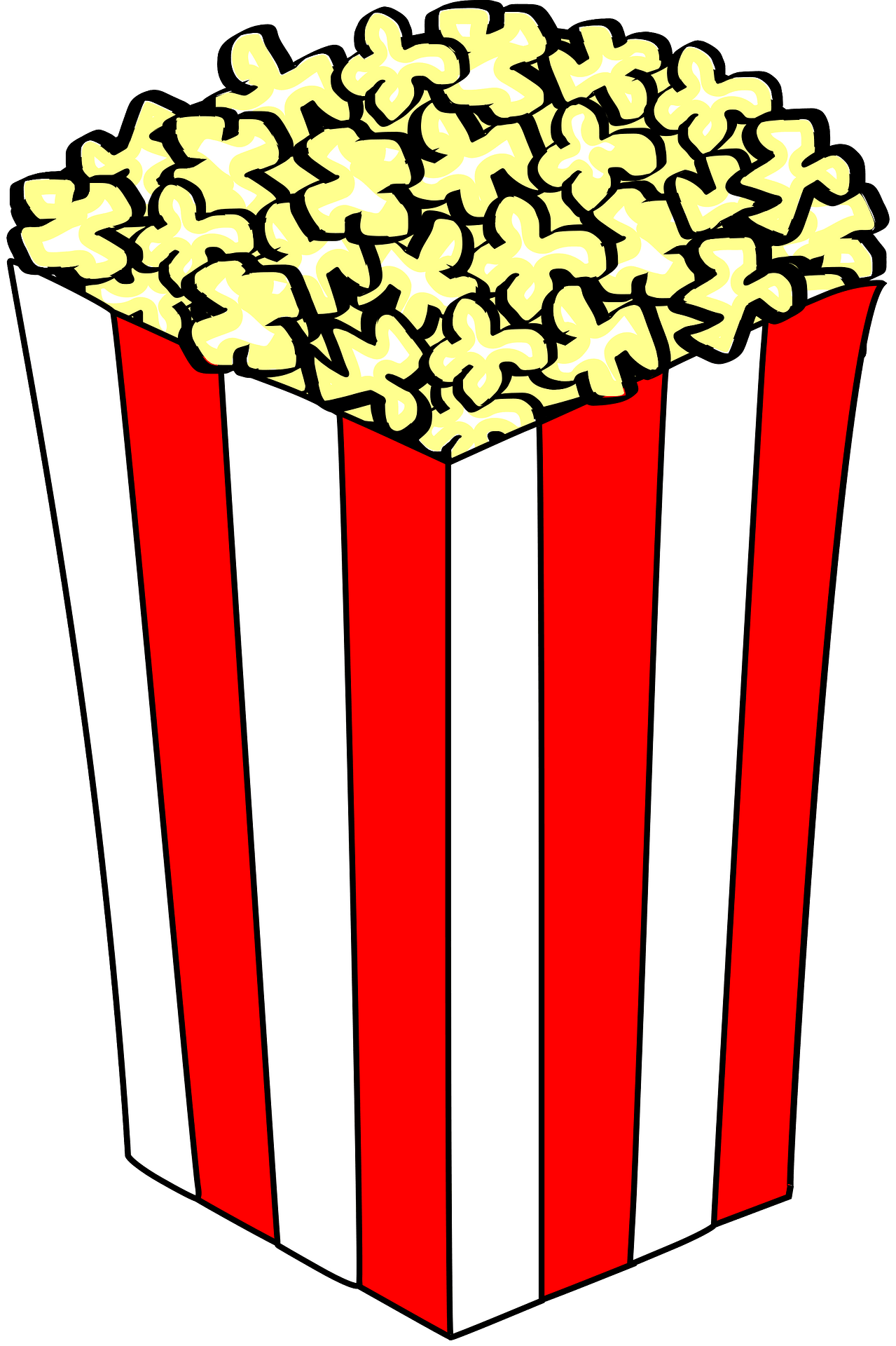 popcorn red cliparts