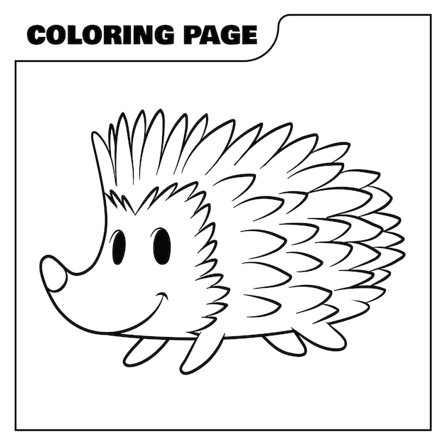 porcupine coloring pages