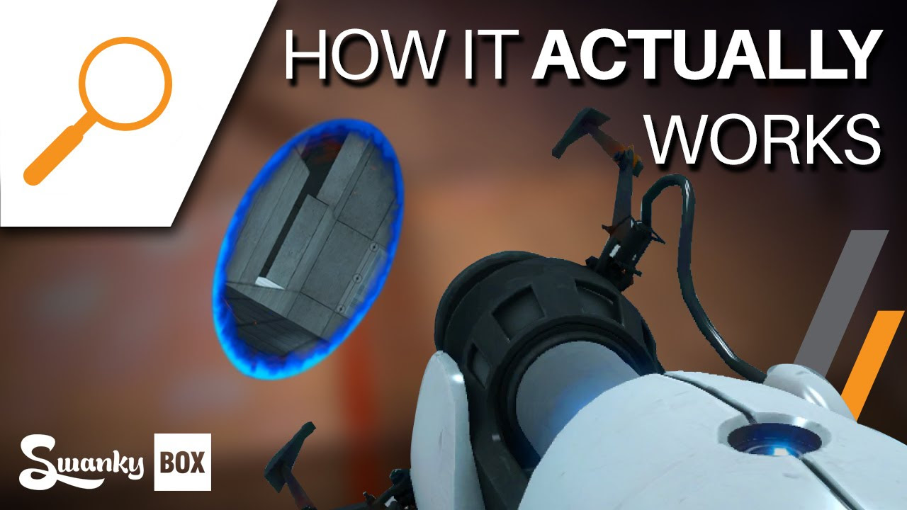 Portal - How the Portal Gun Actually Works (Not Wormholes!) | SwankyBox