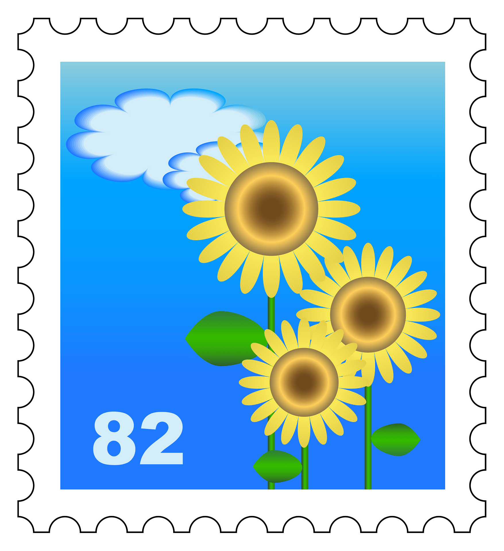 postage stamp clipart