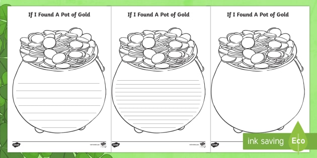 pot of gold template
