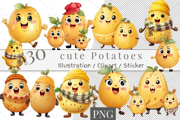 potatoes clipart
