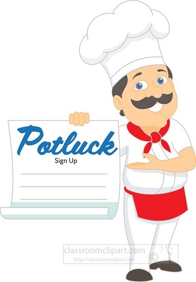 potluck cooking cliparts