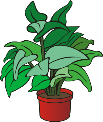 potted plant cliparts