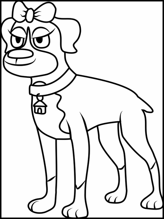 pound puppies coloring pages