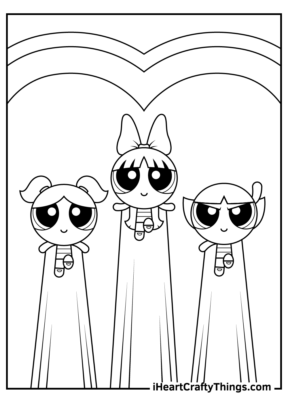 power puff girls coloring pages