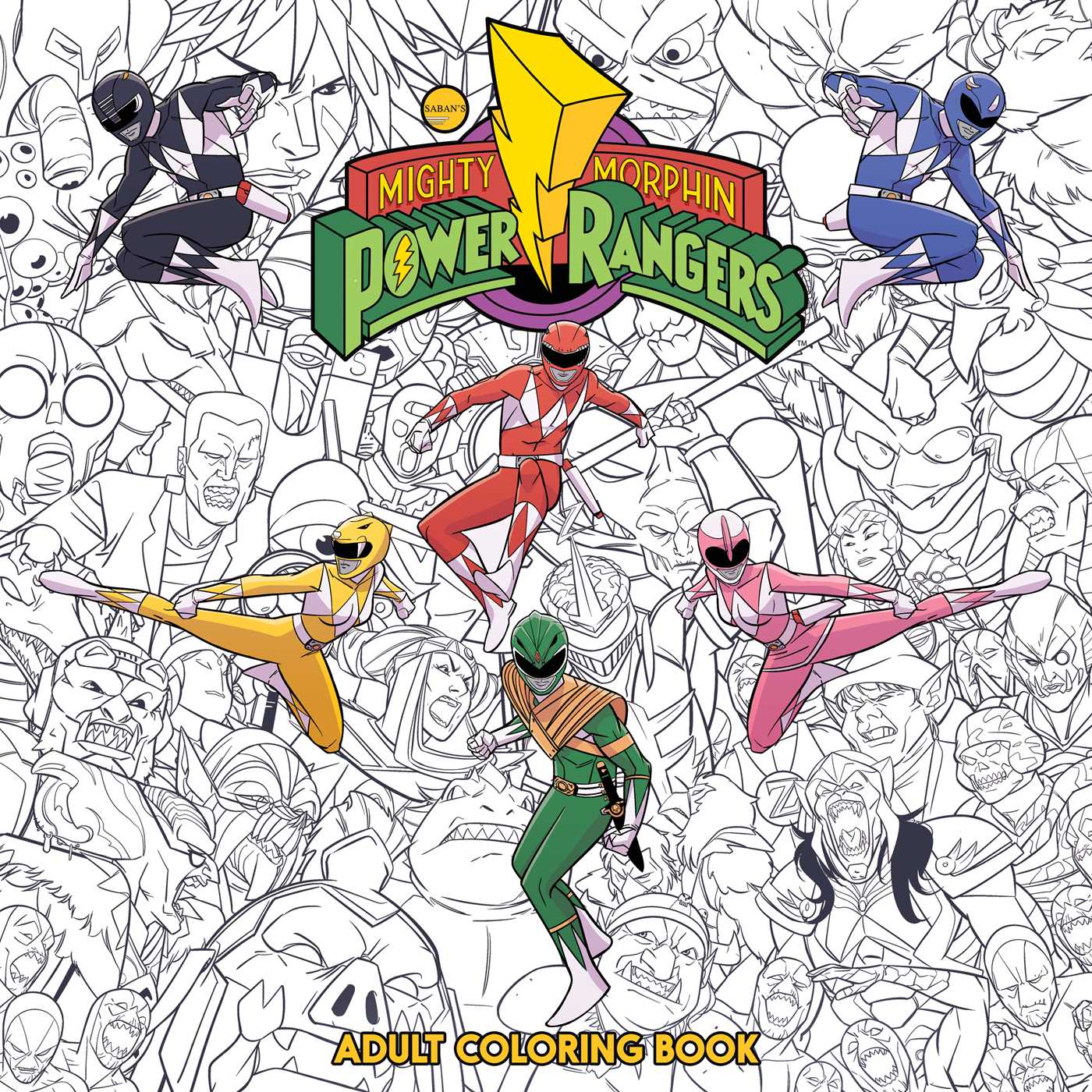 power rangers coloring books