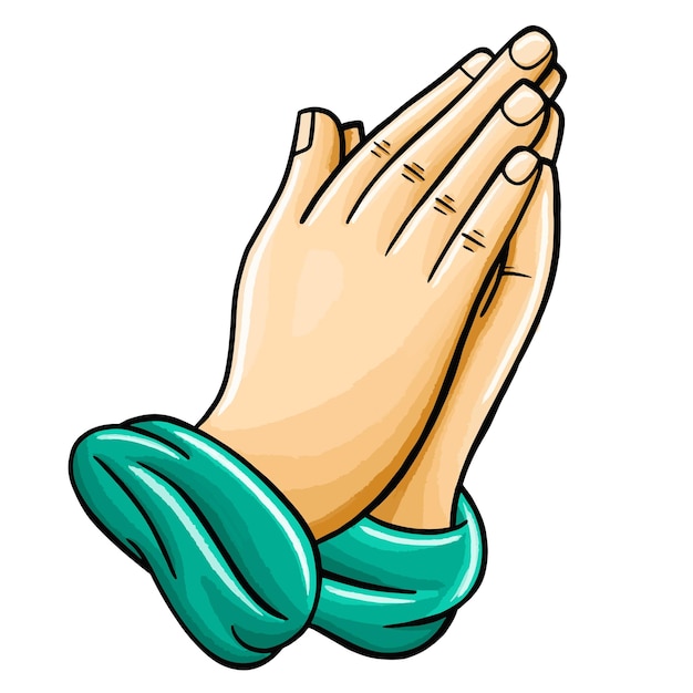 prayer hands clipart