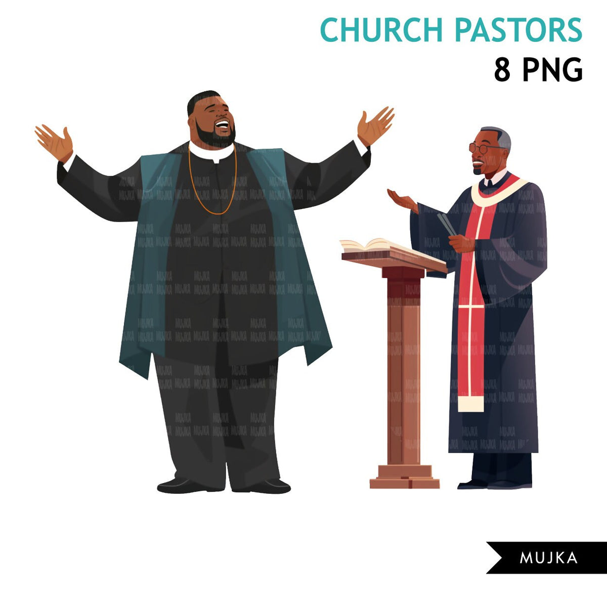 Pastor PNG, Preacher Clipart, Bible reading, Senior Religious ...