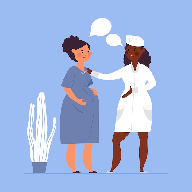 pregnancy nurse cliparts