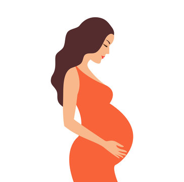 pregnant woman cartoon