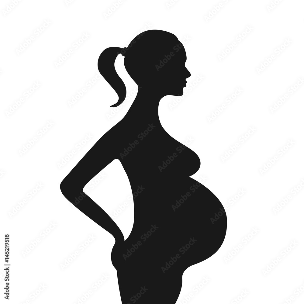 pregnant woman clipart