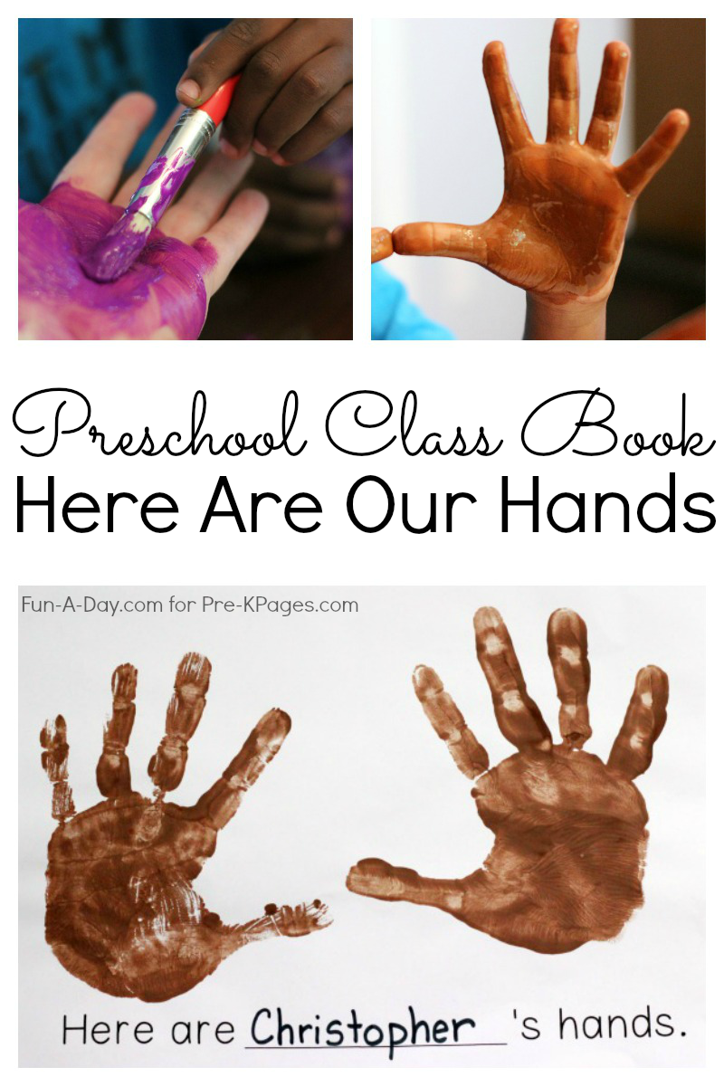 Class Book: Here Are Our Hands - Pre-K Pages