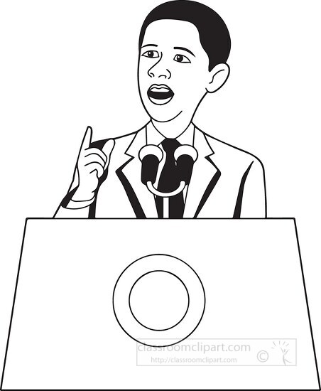president black cliparts